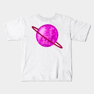 Purple Planet Kids T-Shirt